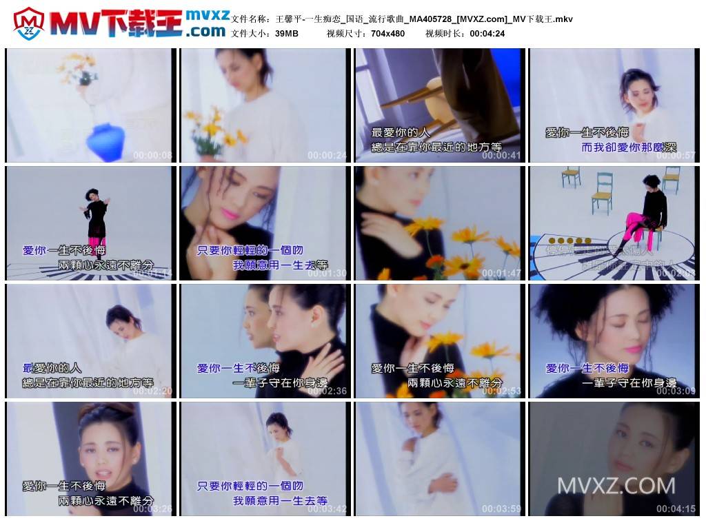 王馨平-一生痴恋_国语_流行歌曲_MA405728